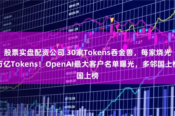 股票实盘配资公司 30家Tokens吞金兽，每家烧光万亿Tokens！OpenAI最大客户名单曝光，多邻国上榜